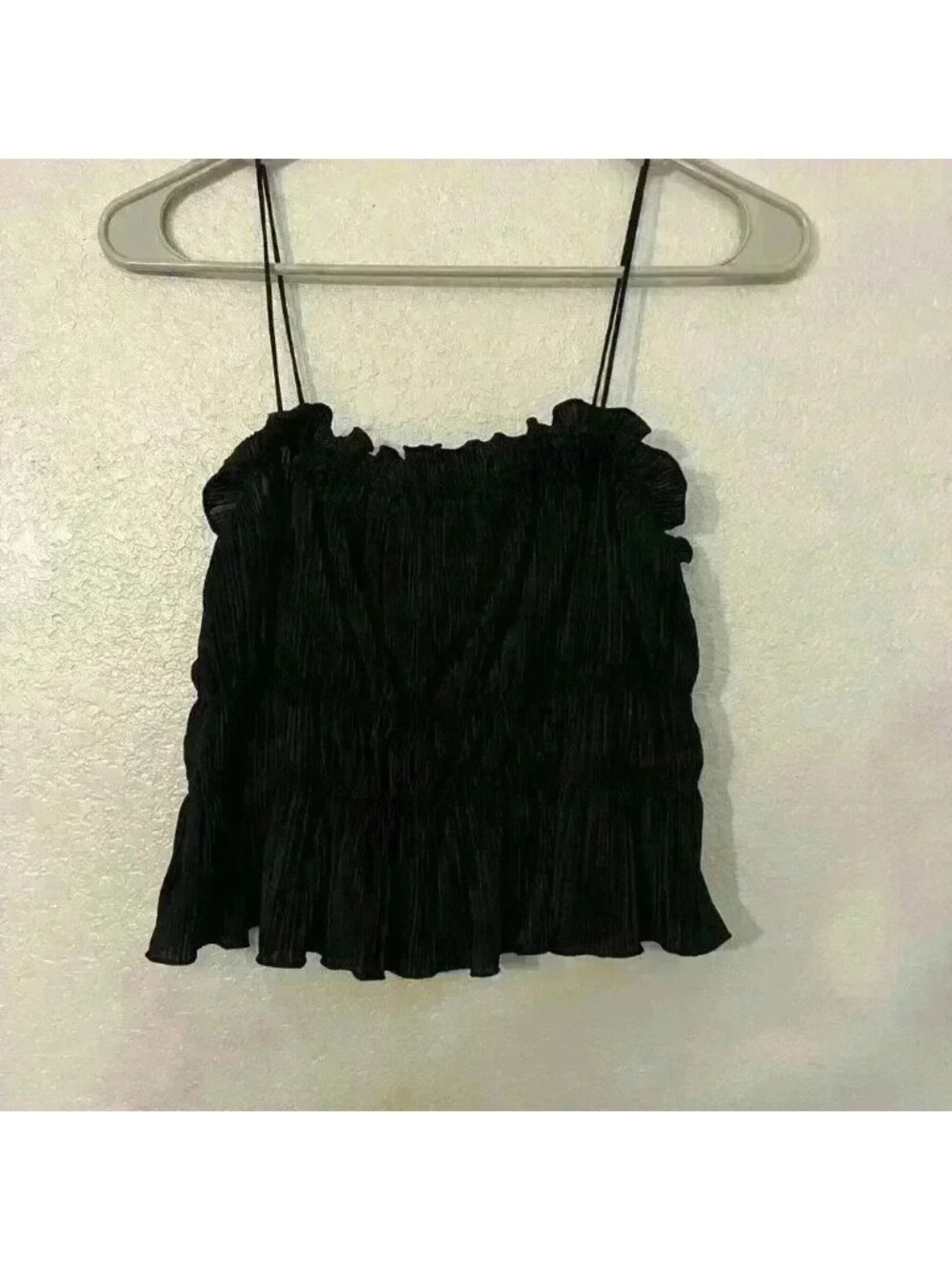 scrunch tank top crop top - Picture 5 of 6